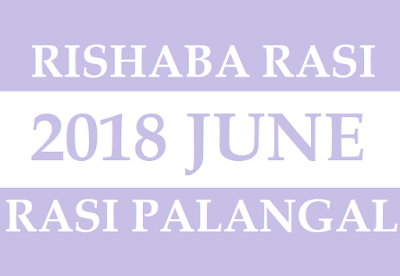 2018 June Rishaba Rasi Palan