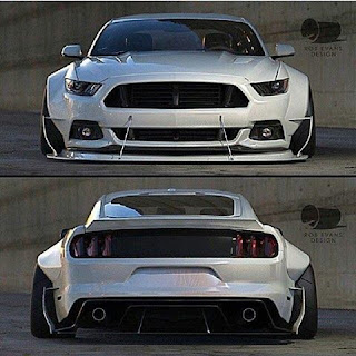 Muscle Car Modified With Rocket Bunny Style