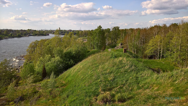 View from Vallisaari towards the city