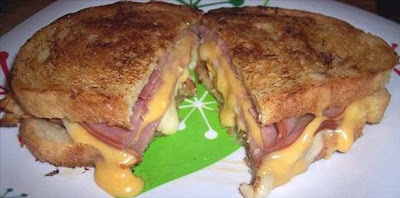 Grilled Cheese Ham and Egg Sandwich Recipe | Healthy Cheese Ham Egg Recipe