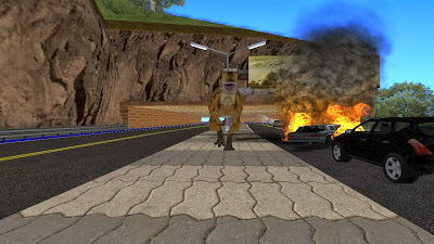 Download Mod Dinosaurus Attack Di GTA PC