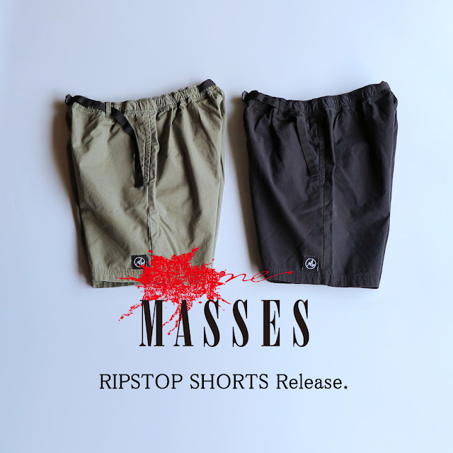 MASSES TOKYO 20SS RIPSTOP SHORTS マシス 通販