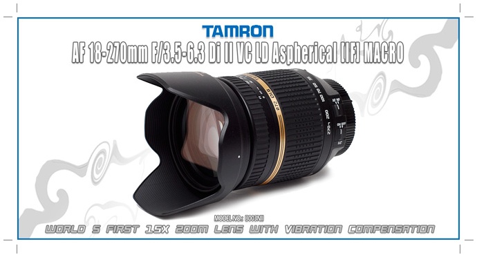 TAMRON AF 18-270mm F/3.5-5.6 Di II VC LD Aspherical [IF] MACRO