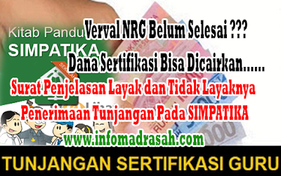 Surat Penjelasan Layak dan Tidak Layaknya Penerimaan Tunjangan Pada SIMPATIKA  Surat Penjelasan Layak dan Tidak Layaknya Penerimaan Tunjangan Pada SIMPATIKA