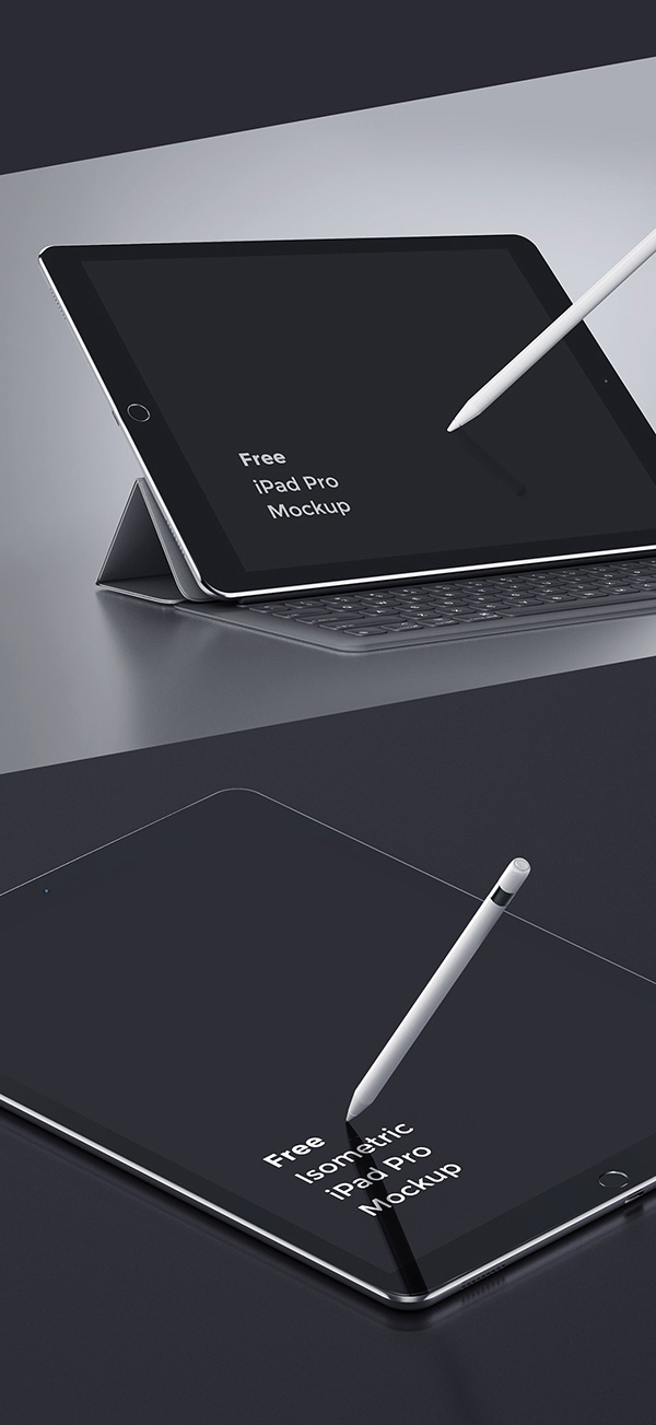 Smartphone & Tablet Mockup PSD Terbaru Gratis - iPad Pro PSD Mockup