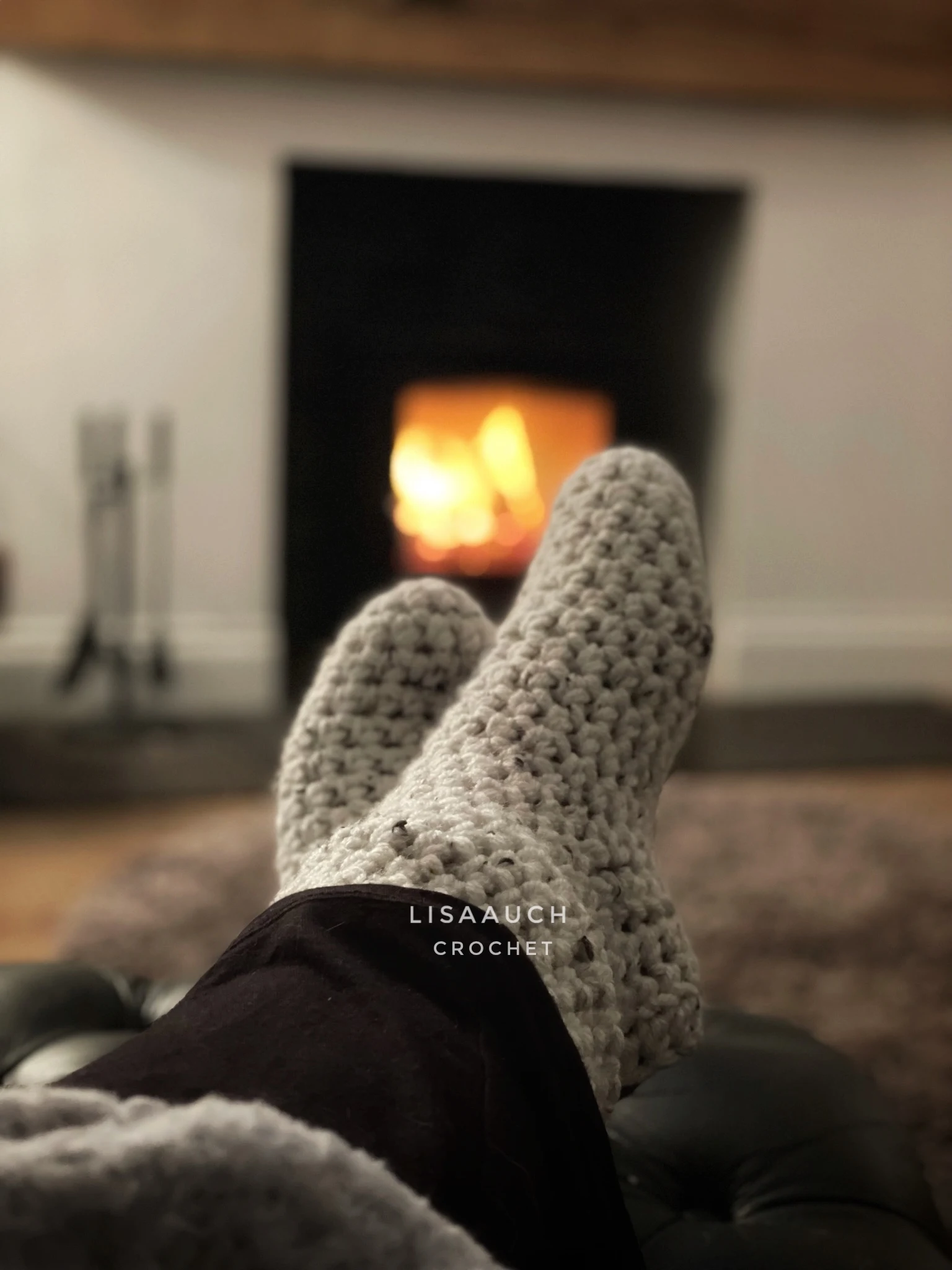 slipper sock crochet pattern free