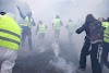Police teargas 'gilets jaune' protesters in Paris