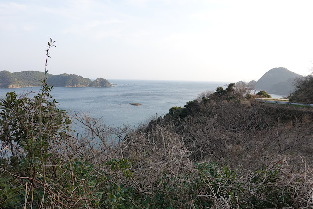 島根県松江市美保関町七類 法田コース中間地点ながめのいい展望台からの眺望