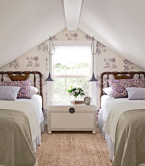 Attic Bedroom Twin Beds