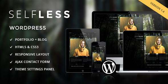 Selfless - A One Page WordPress VCard Theme - Portfolio Creative