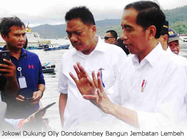 Jokowi Dukung Olly Dondokambey Bangun Jembatan Lembeh 