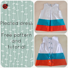 pleated dress free pattern