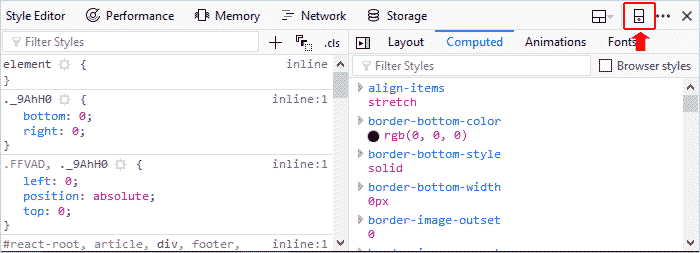 Acessando o modo responsivo do Mozilla Firefox