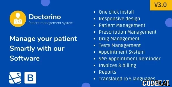 Doctorino V4.0 - Doctor Chamber / Patient Management System