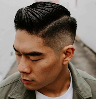 Pompadour, Model Rambut Pria Kurus