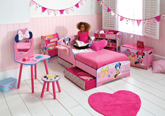 Cute Minnie Mouse Bedroom Decor Ideas for Kids