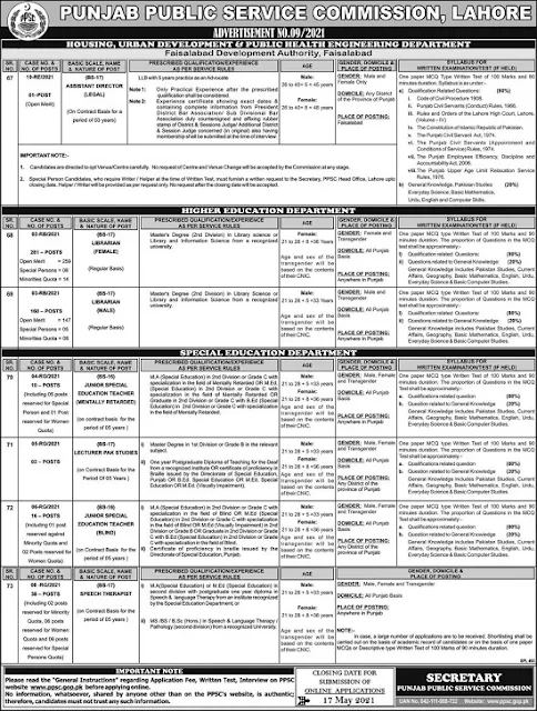 ppsc-jobs-may-2021-advertisement-no-09