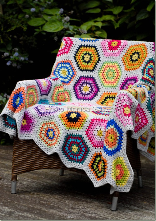 crochet hexagon blanket