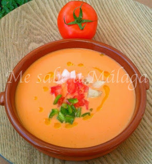 receta de gazpacho malagueño