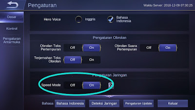 Cara agar jaringan stabil saat main mobile legend terbaru 2019