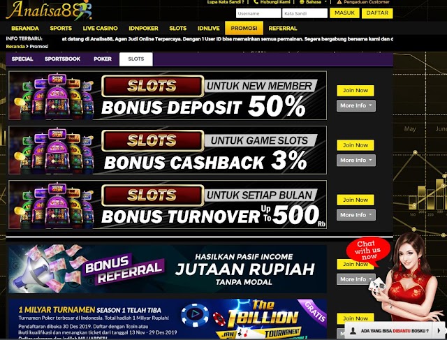 PROMO BONUS TURNOVER SLOT SETIAP BULAN