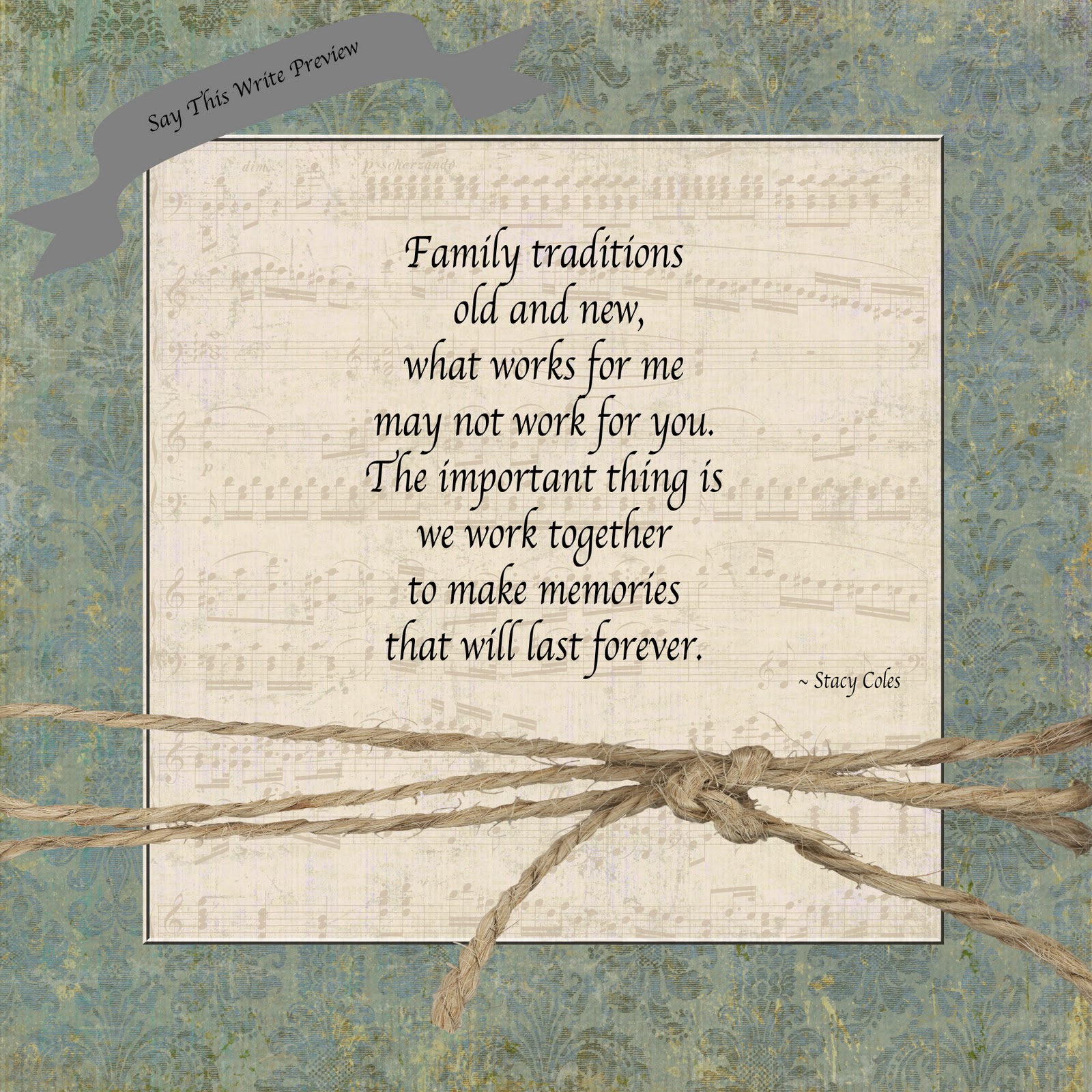 Family Tradition Quotes. QuotesGram