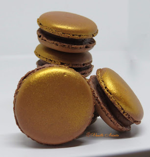 Macaron ganache passion chocolat  