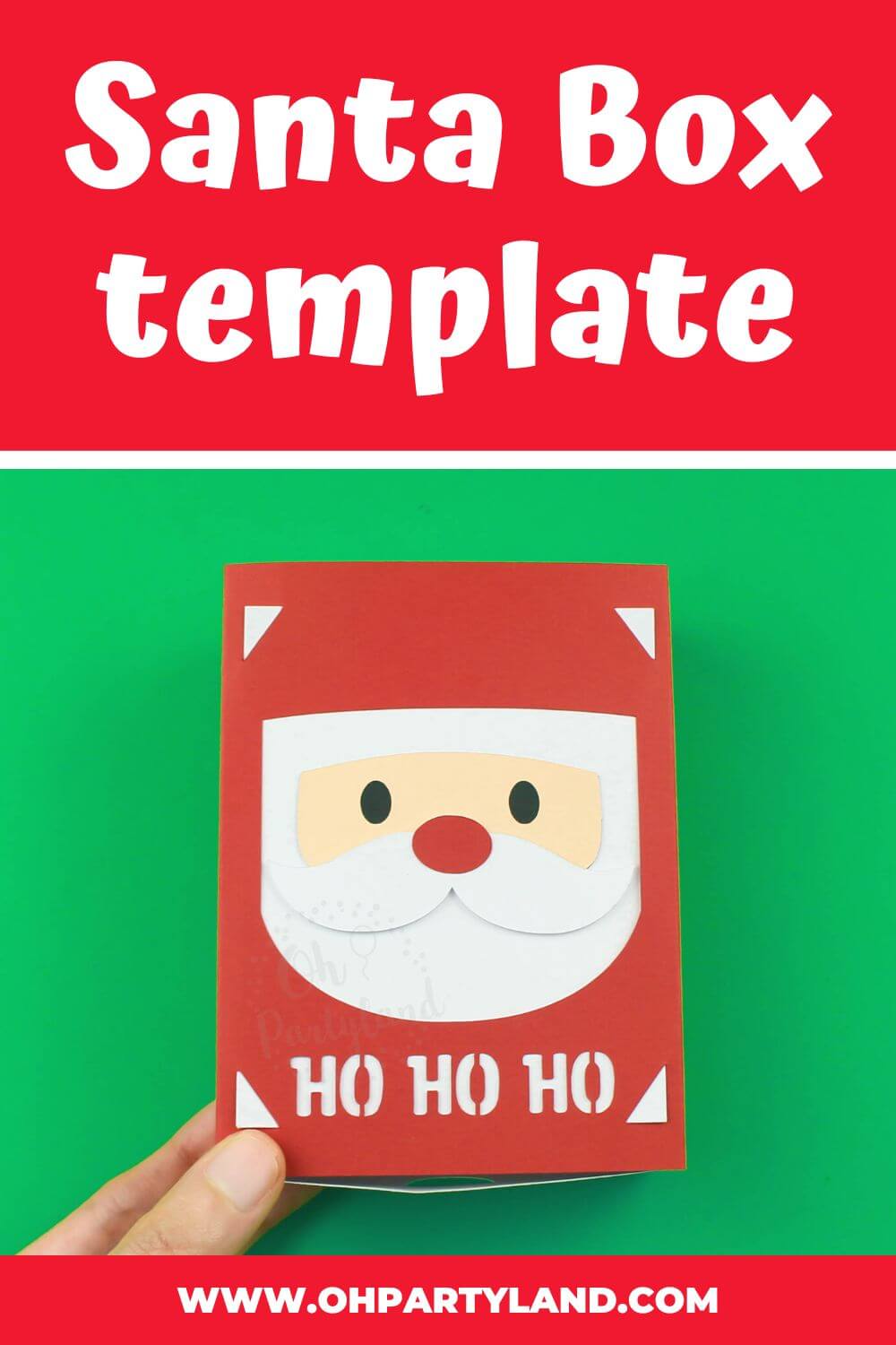 santa box template