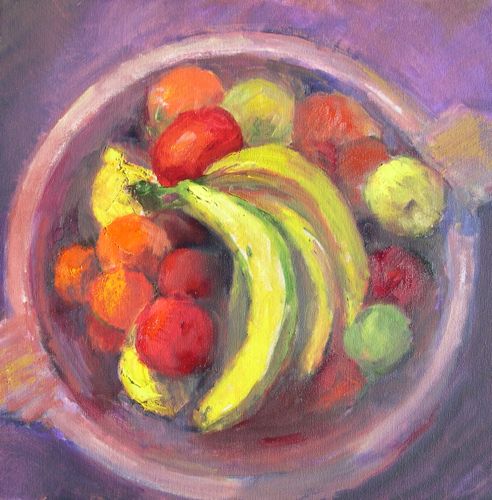 fruit bowl cartoon. fruit bowl painting. Fruit Bowl, Still Life Oil; Fruit Bowl, Still Life Oil