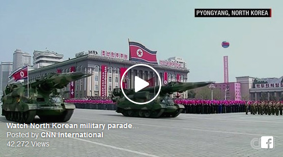 LIVE! North Korea put its military might on display during a parade in the heart of Pyongyang. 