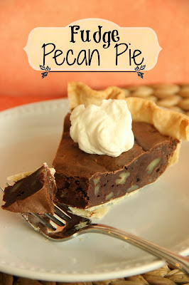 Fudge Pecan Pie  from Diary of a Recipe Collector 