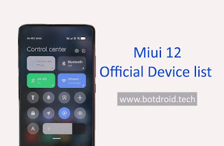 Miui 12 Device List Official and Release Date