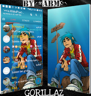 Gorillaz Theme For YOWhatsApp & Fouad WhatsApp By ABM