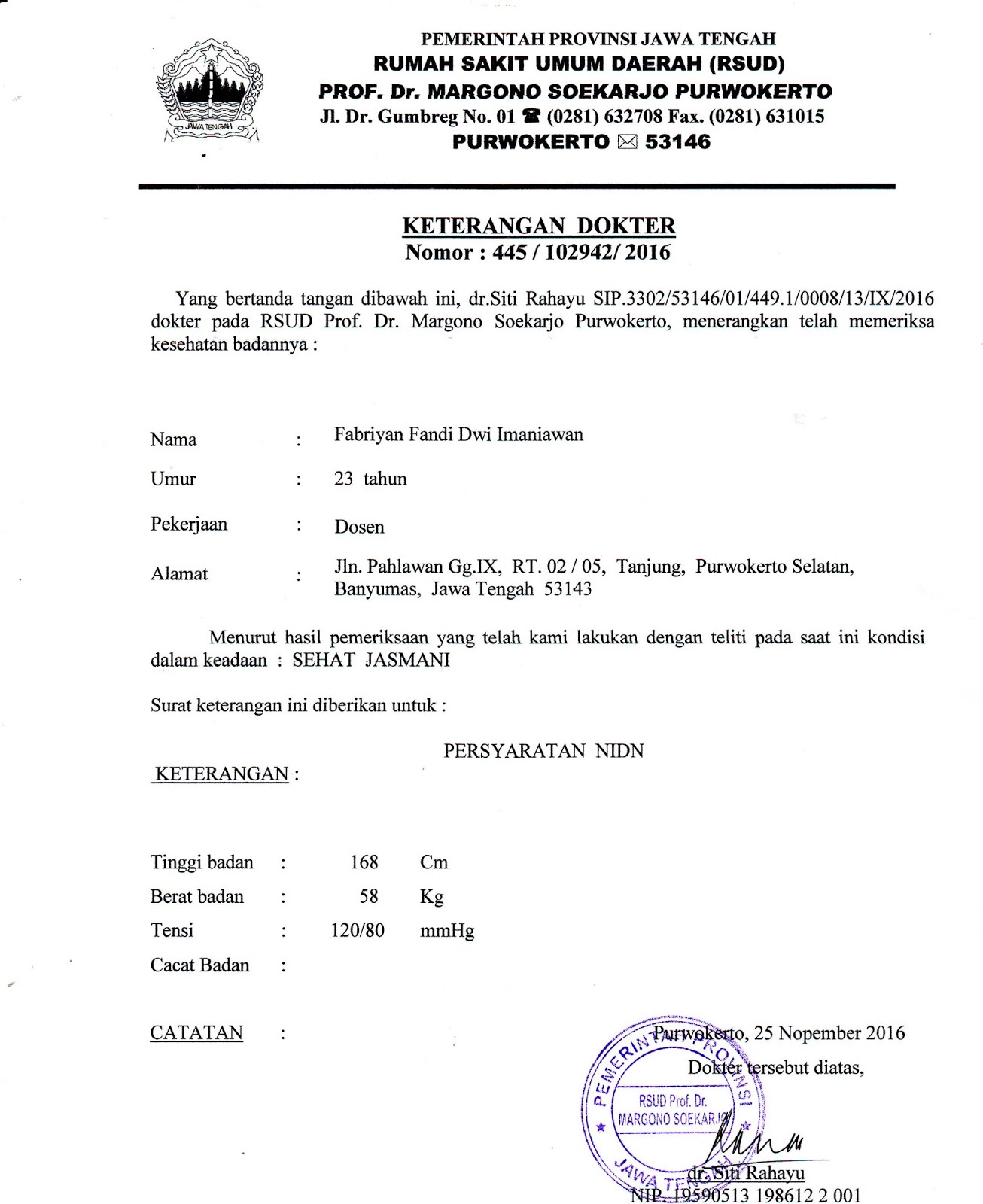 Cara Membuat Surat Keterangan Sehat Dari Dokter dengan