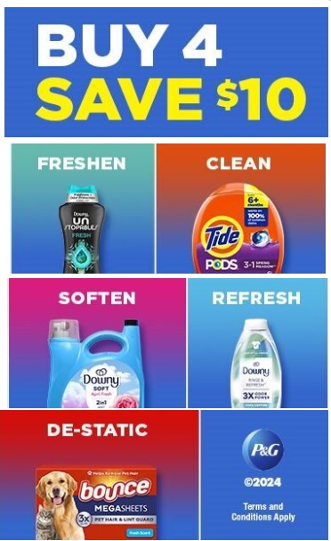 Image: P+G Products - Buy 4, Save $10!