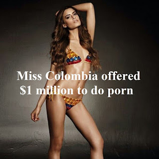 ملكة جمال كولومبيا تصور فيلم اباحي مقابل مليون دولار