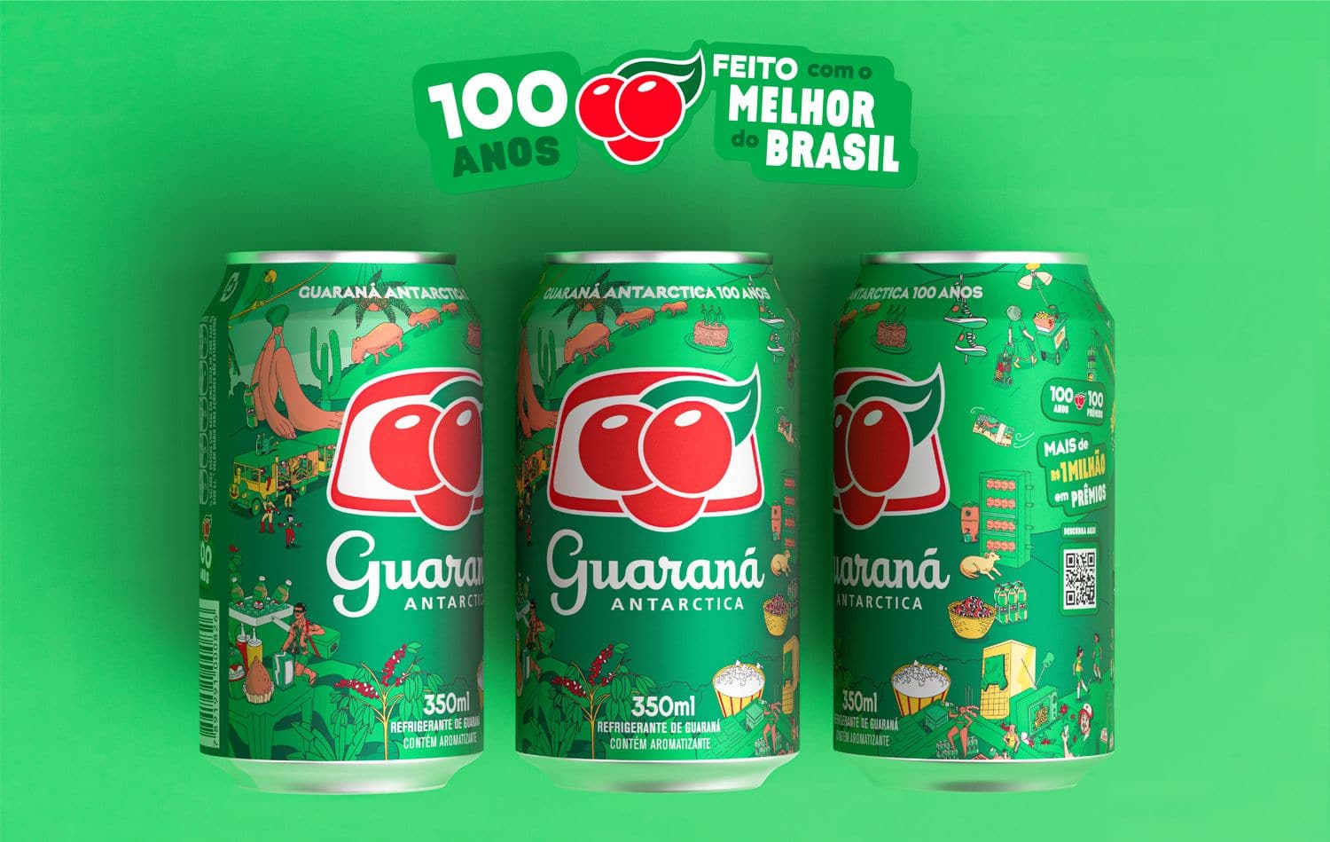 Artigo apresenta curiosidades que envolvem os 100 anos de história do Guaraná Antarctica