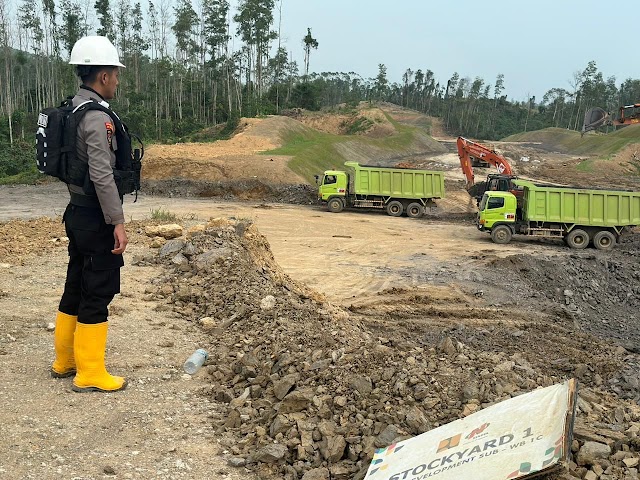 Guna Ciptakan Situasi Aman dan Kondusif, Satgas Ops Nusantara Mahakam Gelar Patroli Kamtibmas Di Sekitar Kawasan Pembangunan IKN