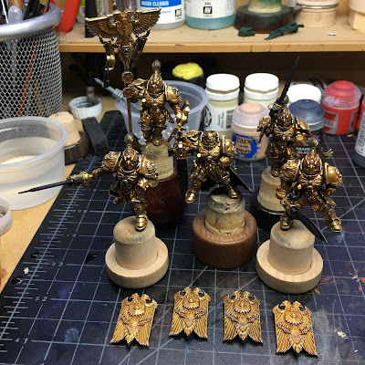 Adeptus Custodes WIP Final Highlights