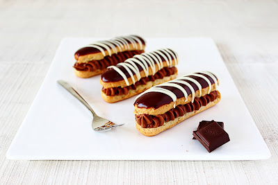 Chocolade eclairs