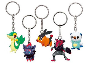 Pokemon BW Figure Key Chain Banpresto