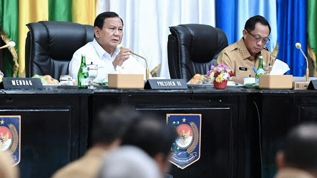 Presiden Prabowo Subianto Apresiasi Mekanisme Pengendalian Inflasi, Tekankan Pentingnya Swasembada Pangan