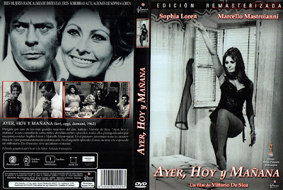 Ayer, hoy y mañana | 1964 | Ieri, oggi e domani | Cover Dvd, caratula