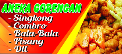 Download Contoh Spanduk  Gorengan  cdr KARYAKU