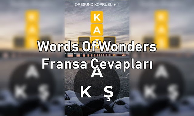 Word Of Wonders Fransa Cevapları