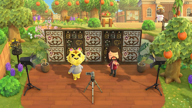 Gucci se une a los creadores de contenido de la comunidad de jugadores de Animal Crossing : New Horizons