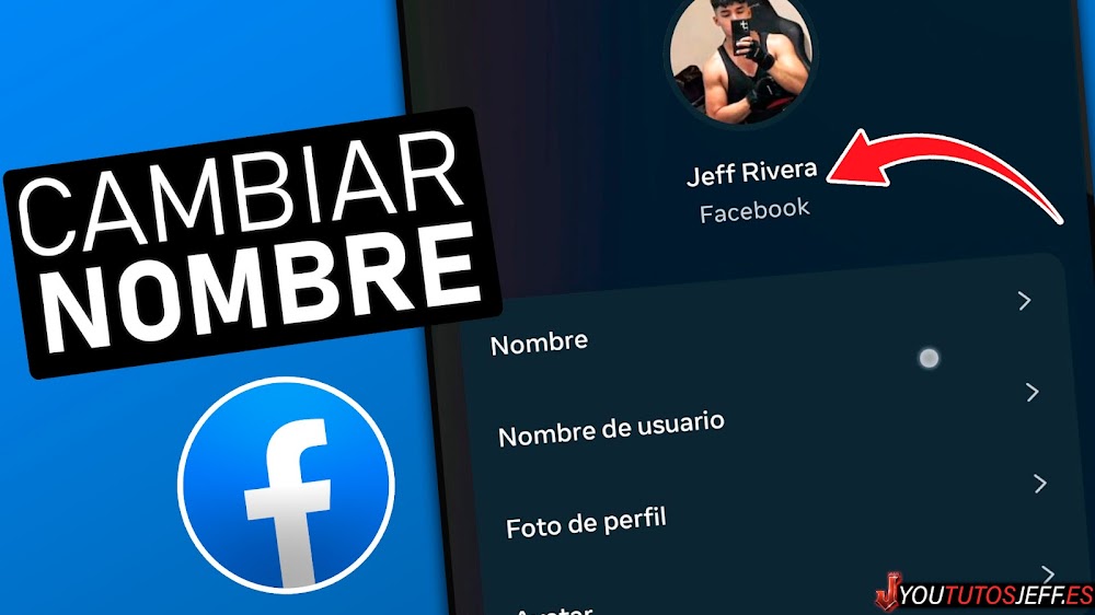 Como Cambiar NOMBRE de Facebook 🔵