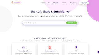 Adlinkie Blogger URL Shortener Template