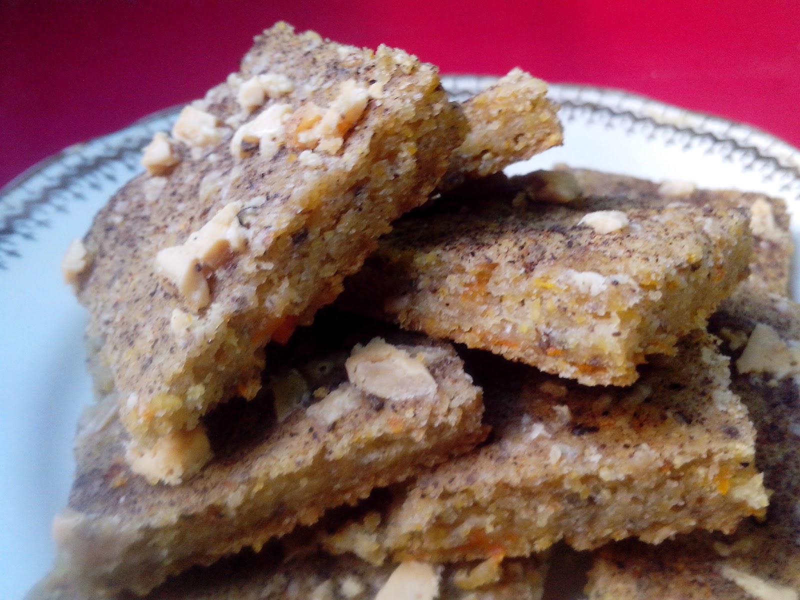 Galletitas sin glúten  de zanahoria, chocolate blanco y pimienta - Vedanna