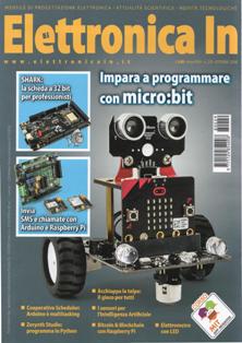 Elettronica In 229 - Ottobre 2018 | ISSN 1124-8548 | PDF HQ | Mensile | Elettronica
Elettronica In è una rivista mensile (10 numeri all'anno) di elettronica applicata con intenti didattici e divulgativi, rivolta a quanti operano nel campo della progettazione elettronica. 
In particolare ci rivolgiamo a quanti lavorano nei laboratori di Ricerca e Sviluppo e negli Uffici Tecnici di piccole e medie aziende nonché a quanti frequentano Corsi di Studio nel settore elettronico e informatico (studenti universitari e di scuola media superiore) ed ai loro insegnanti.
Prestiamo particolare attenzione anche a coloro che, pur non operando professionalmente in questi campi, sono affascinati dalla possibilità di realizzare in proprio dispositivi elettronici per gli impieghi più vari. 
I contenuti della rivista possono essere suddivisi in due differenti tipologie:
- Progetti pratici;
- Corsi teorici
In ciascun numero della rivista proponiamo progetti tecnologicamente molto avanzati, sia dal punto di vista hardware che software, che cerchiamo di illustrare nella forma più chiara e comprensibile occupandoci delle modalità di funzionamento, dei particolari costruttivi e delle problematiche software. In questo modo il lettore può acquisire e sperimentare in pratica una serie di conoscenze utili per cimentarsi in seguito con progetti simili o ancora più complessi. In ogni caso tutti i circuiti proposti sono originali ed hanno un'utilità immediata.
Nel secondo caso (Corsi teorici) vengono trattati argomenti di grande attualità per i quali non esistono ancora (o esistono in maniera frammentaria) informazioni approfondite. Agli aspetti teorici fanno sempre seguito applicazioni pratiche con le quali verificare sul campo le nozioni teoriche apprese.